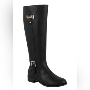 NWT‎ Jones New York Black faux leather Over the Knee Boots size 6M